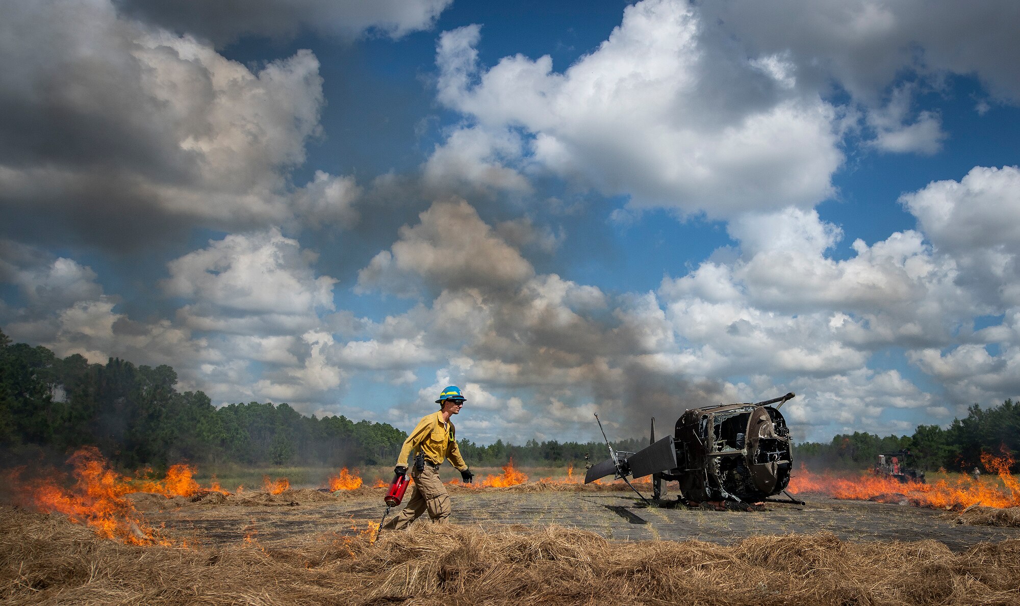 Eglin mass casualty exercise - Fire