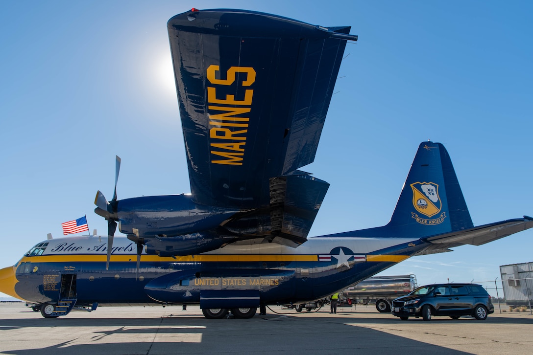 The Blue Angels perform during the San Francisco Fleet Week Air Show, Oct. 7, 2018. The Blue Angels team is the United States Navy’s flight demonstration squadron, with aviators from the Navy and Marines. The Blue Angels team was formed in 1946, making it the second oldest formal flying aerobatic team in the world. Since 1981, San Francisco Fleet Week has taken place each October, becoming a significant and integral part of the city's local culture and economy. San Francisco Fleet Week 2018 events will take place through Oct 8.