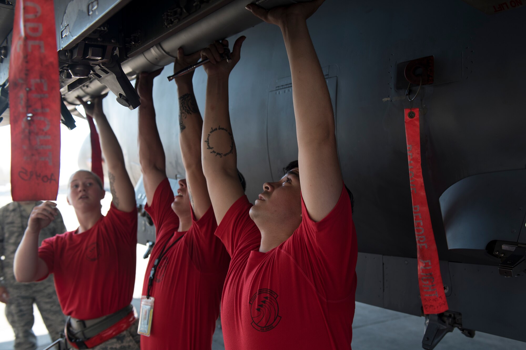 AMUs compete in quarterly load crew competition