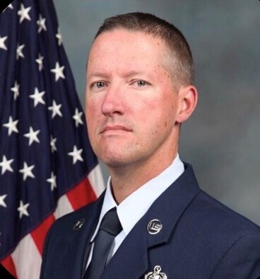 Senior Master Sgt. Clifford Nairn, 60th Communications Squadron Plans and Resources Flight Superintendent, shared some thoughts on safeguarding personal information. (U.S. Air Force Courtesy Photo)