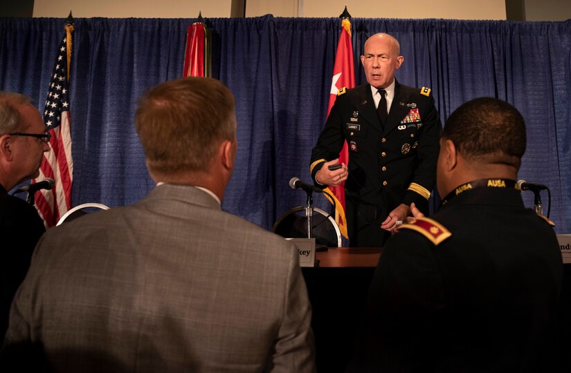 Lt. Gen. Charles Luckey at AUSA