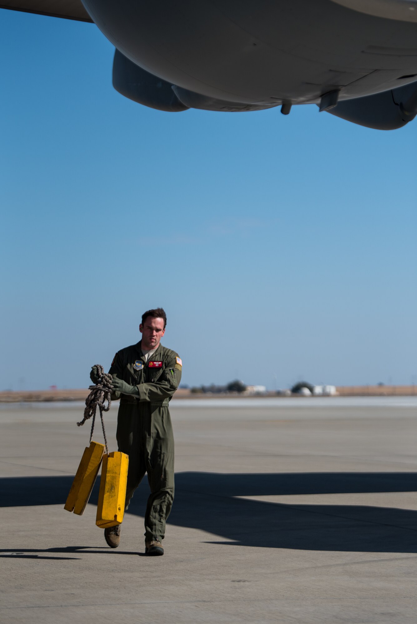 The aircraft and crew departed to pick up search and rescue equipment as well as supplies to support civil authorities in Hurricane Michael relief efforts. The cargo will be delivered from Davis-Monthan AFB, Arizona to Meridian Regional Airport, Mississippi.