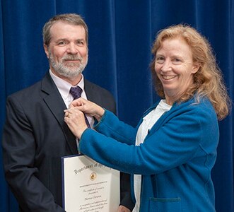 NUWC Division Newport engineer presented DON Superior Civilian Service Award