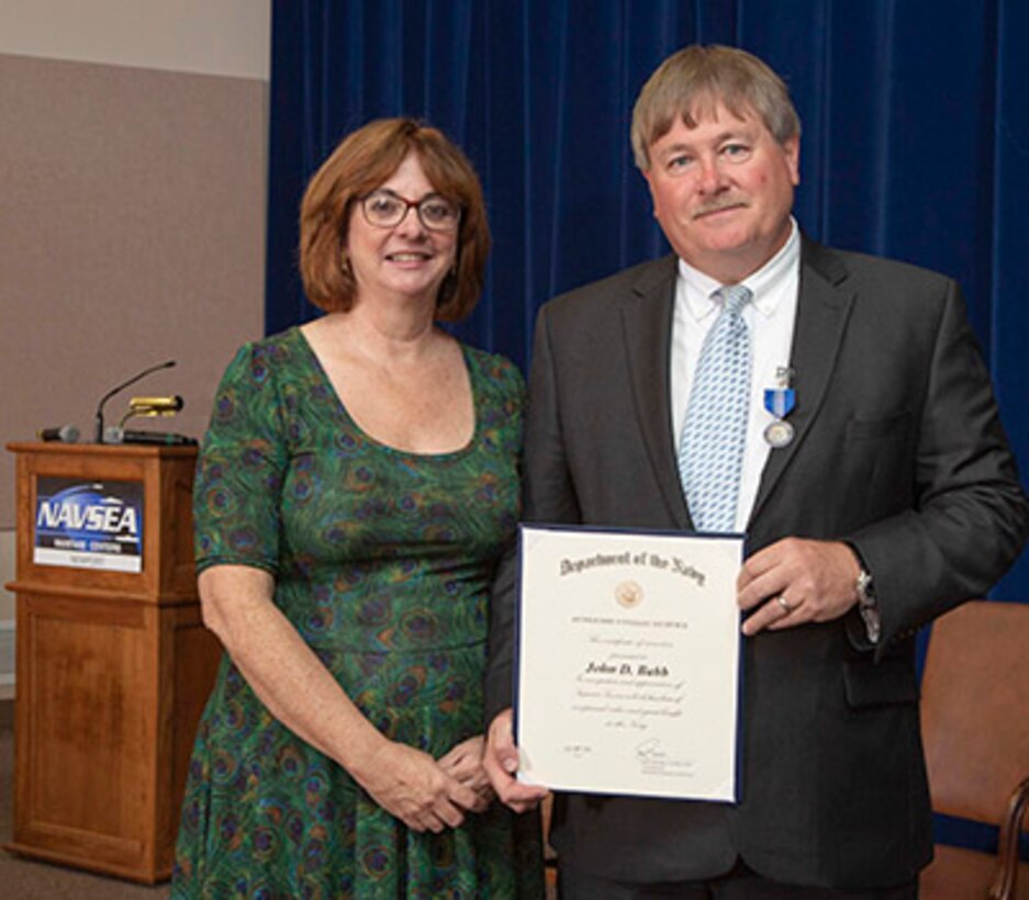 NUWC Division Newport engineer presented DON Superior Civilian Service Award