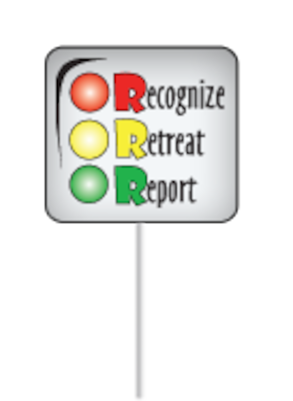 Recognize, retreat and report are key actions to take if you encounter any items that look like munitions.