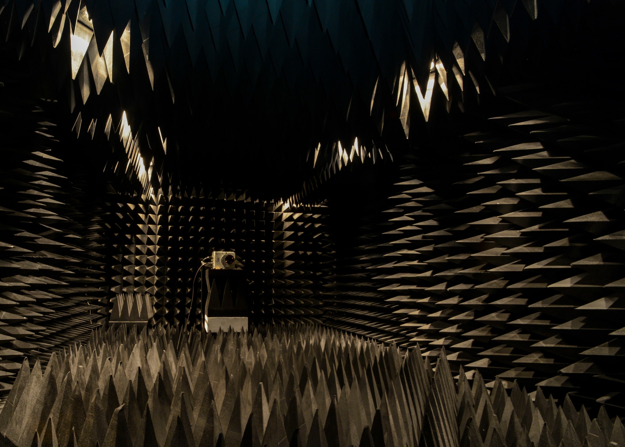 Inside the new "mini BAF" within the Benefield Anechoic Facility.