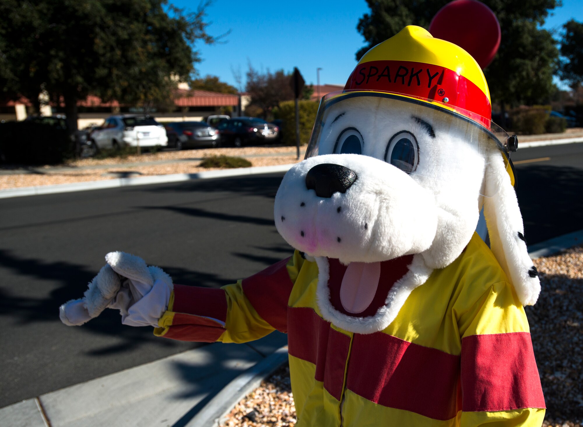 The Travis Air Force Base fire department held a parade and open house as part of Fire Prevention Week.