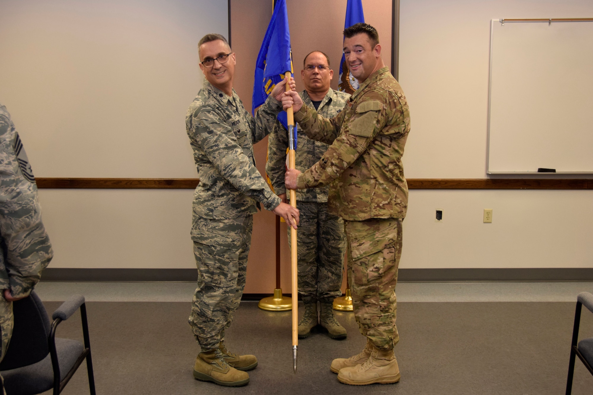 The 26th Aerial Port Squadron welcomed its new commander during an official assumption of command ceremony here Oct. 14th, 2018.