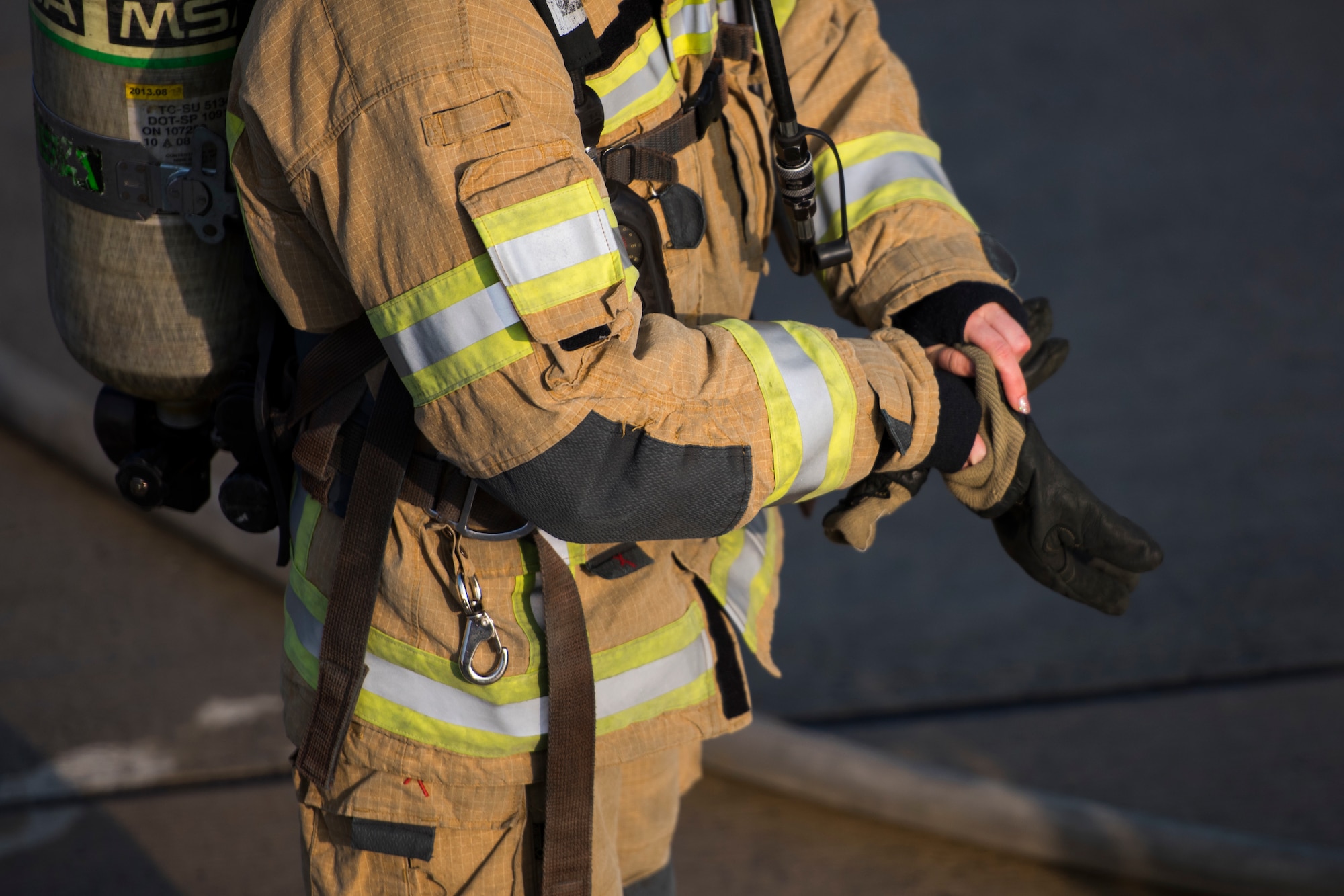 U.S. Air Forces in Europe Fire Academy members assigned to the 435th Construction and Training Squadron hosted a burn training simulation during a USAFE NATO Firefighter partnership course with Latvian and Lithuanian air force firefighters Oct. 10, 2018.