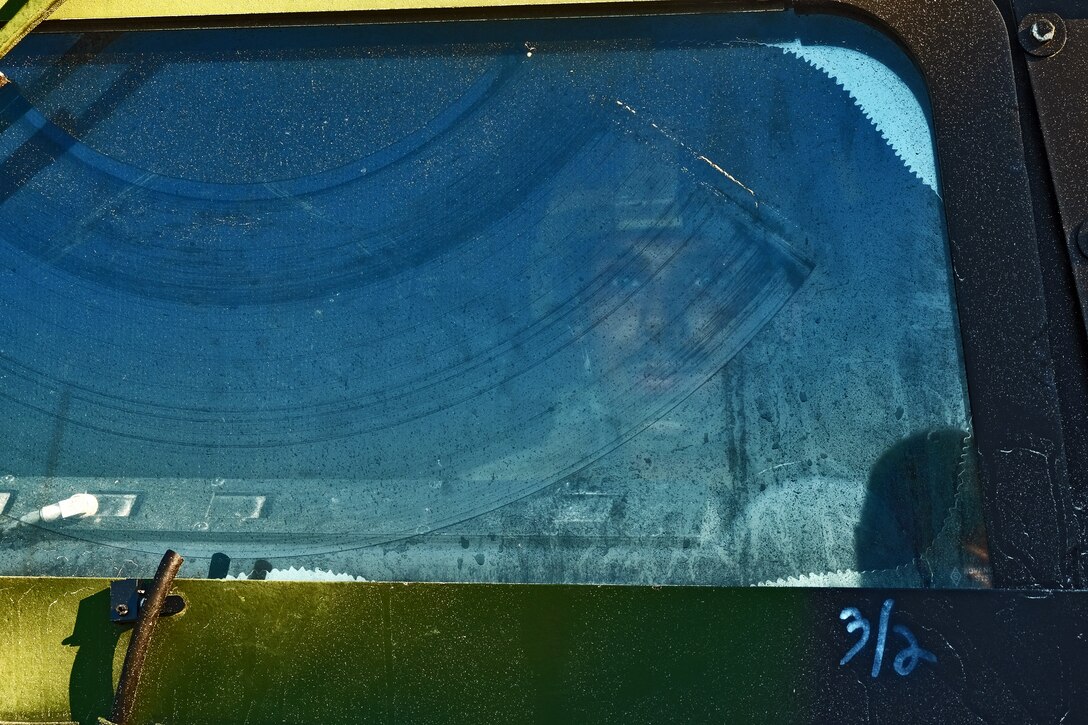 A U.S. Marine prepares to drive a HMMWV onto the loading ramp of a Landing Craft Air Cushion at Mile Hammock Bay, Camp Lejeune, North Carolina, Oct. 5, 2018 during Type Commander Amphibious Training. TCAT allows the 24th Marine Expeditionary Unit, their subordinate units, and the U.S. Navy’s Iwo Jima Amphibious Ready Group to rehearse ship to shore maneuver and expeditionary command and control prior to exercise Trident Juncture 2018. The goal of TCAT is to increase unit and individual proficiency during amphibious operations. The Marines are with 2nd Battalion, 2nd Marines, 24th Marine Expeditionary Unit.  (U.S. Marine Corps photo by Gunnery Sgt. Robert Durham/released)