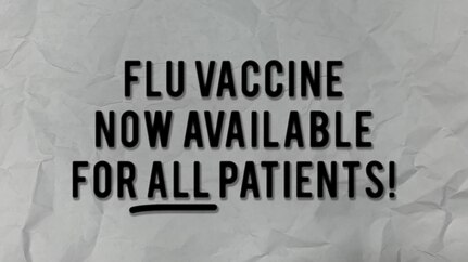 Flu shots available at WHASC, BAMC