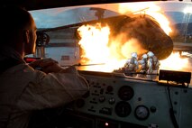 ARFF Marines conduct early morning training