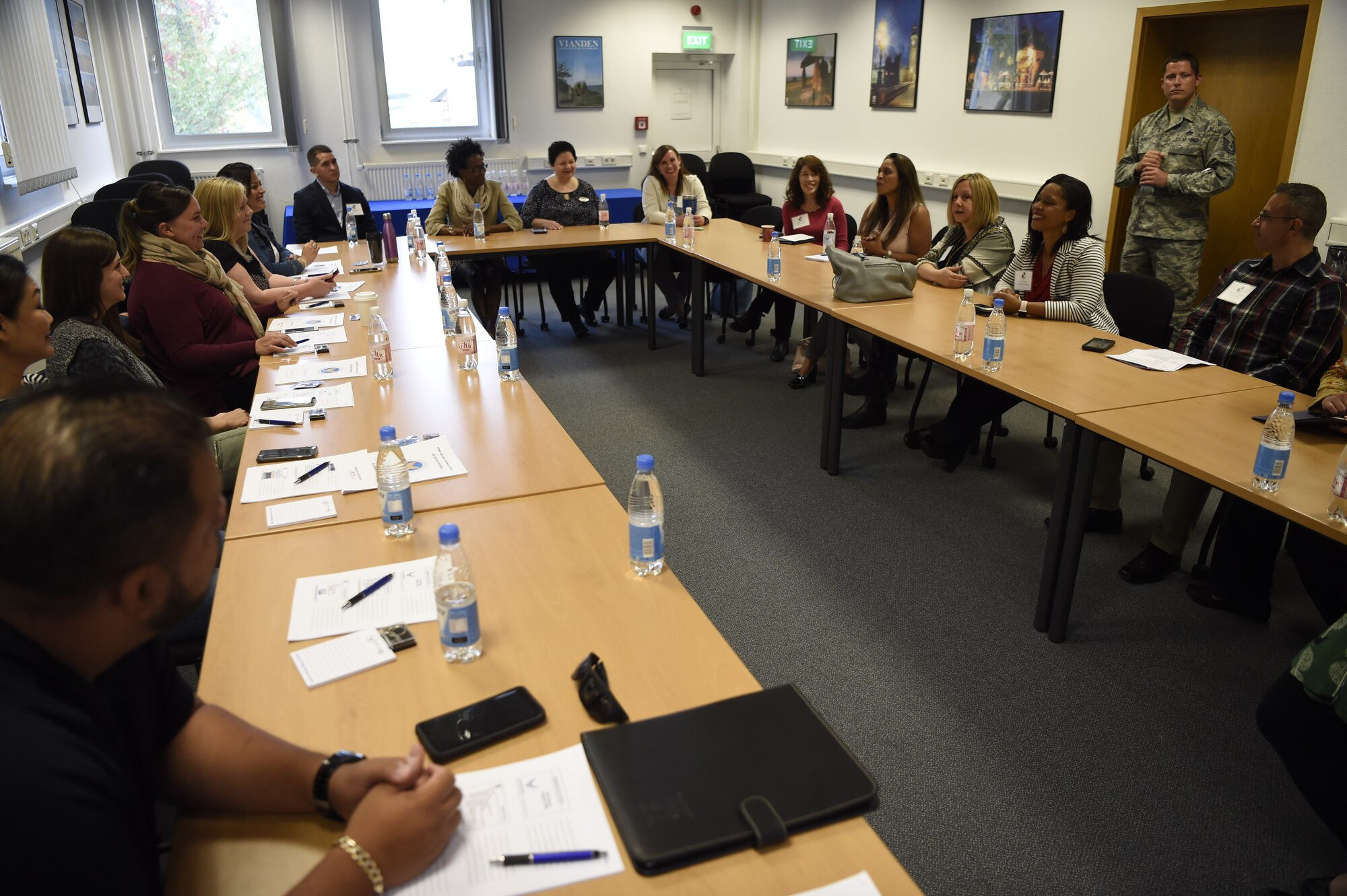 3rd Air Force spouses visit Spangdahlem Air Base