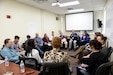 Army Reserve’s suicide prevention program managers conduct break out session training with local community partners during the command’s Applied Suicide Intervention Skills Training workshop, Sep. 27-28, 2018.