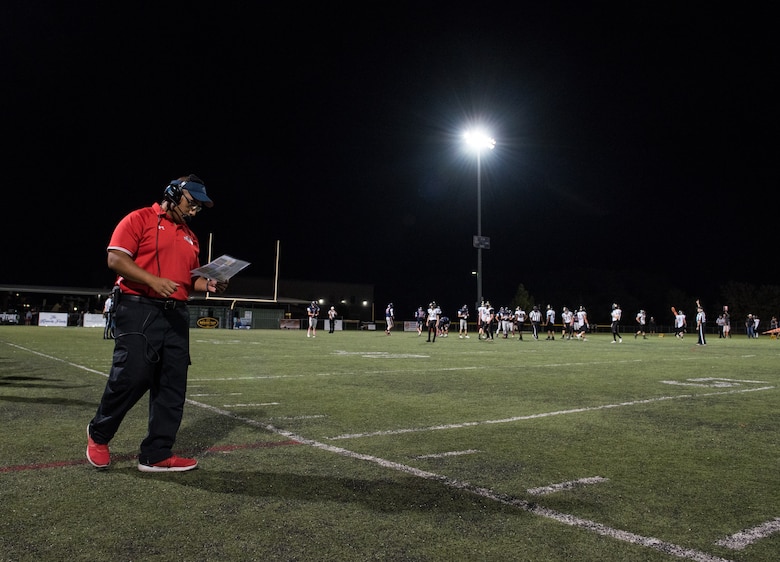 Friday Night Lights Travis Airman Leads In The Community Through