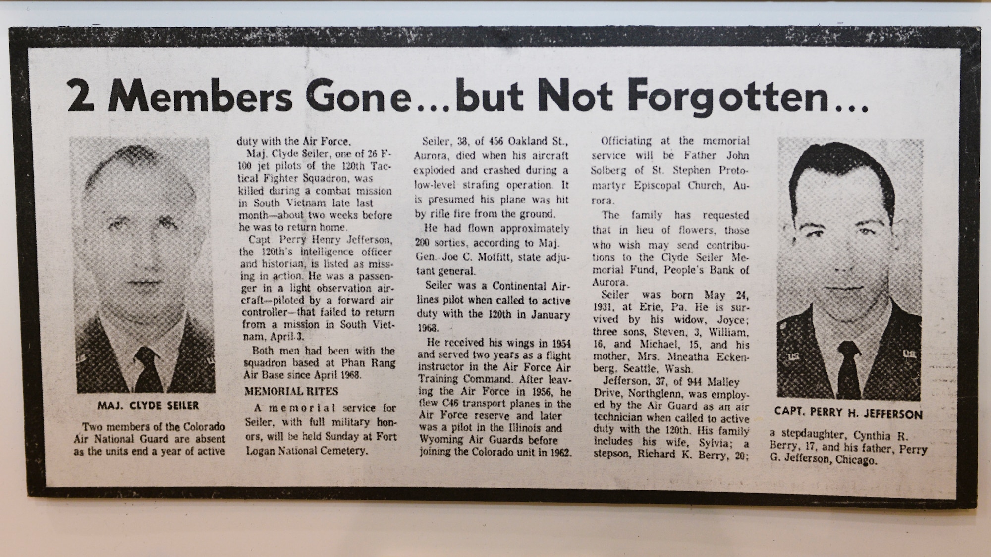 Newspaper clipping
