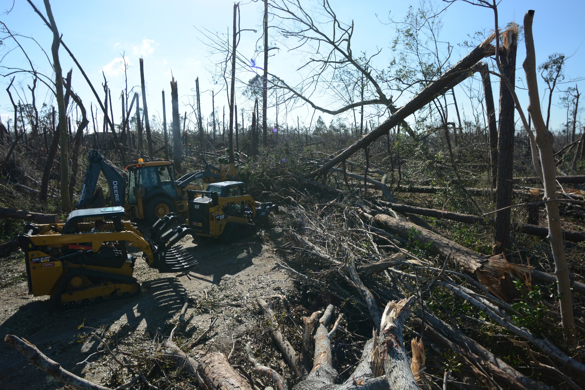 National Guard reconnect subdivisions in Panama City, Florida