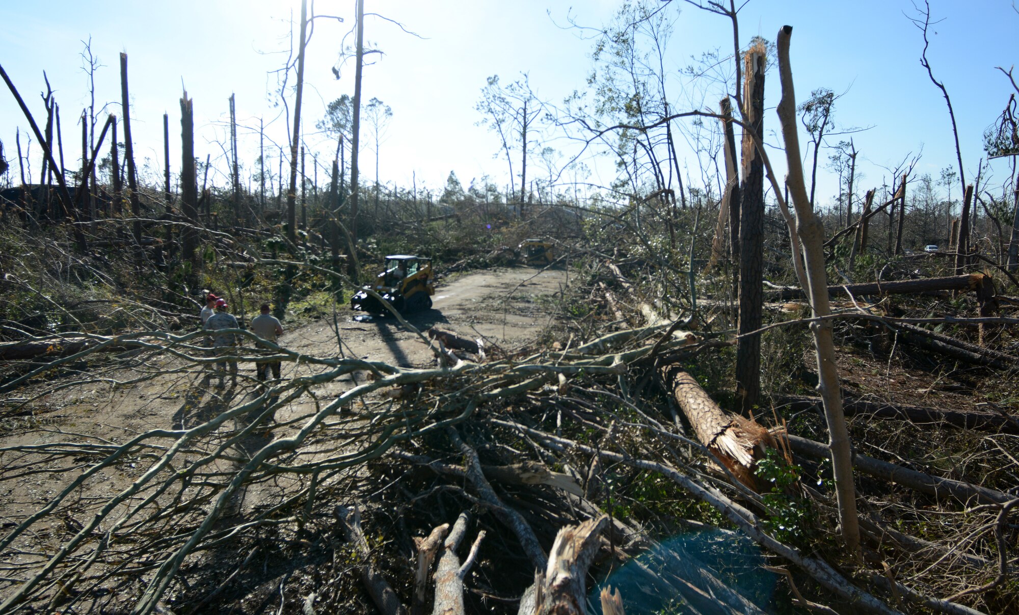 National Guard reconnect subdivisions in Panama City, Florida
