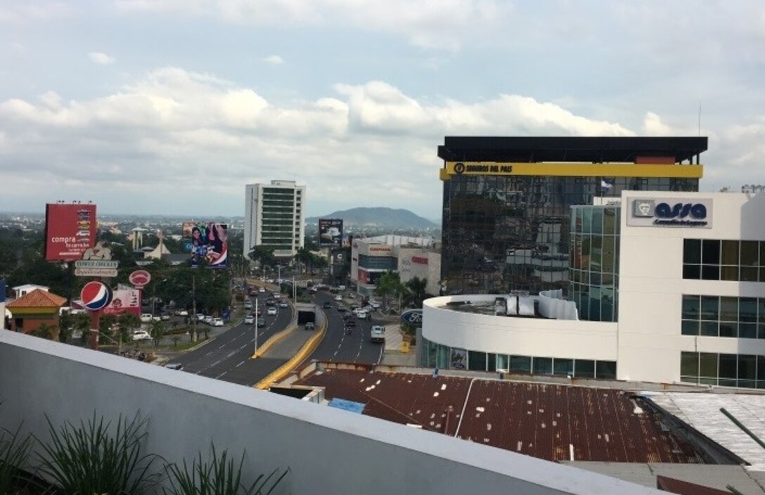 A rooftop view of San Pedro Sula in Northwest Honduras, which was opened for Joint Task Force - Bravo members to visit in October 2018.  (Photo submitted by SA Chris Scheib)