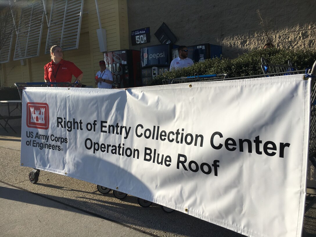 Blue Roof collection center