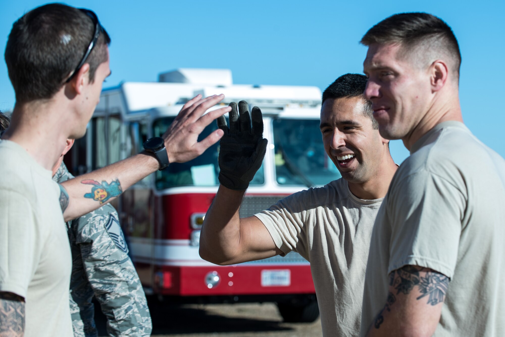 Airmen muster up the strength