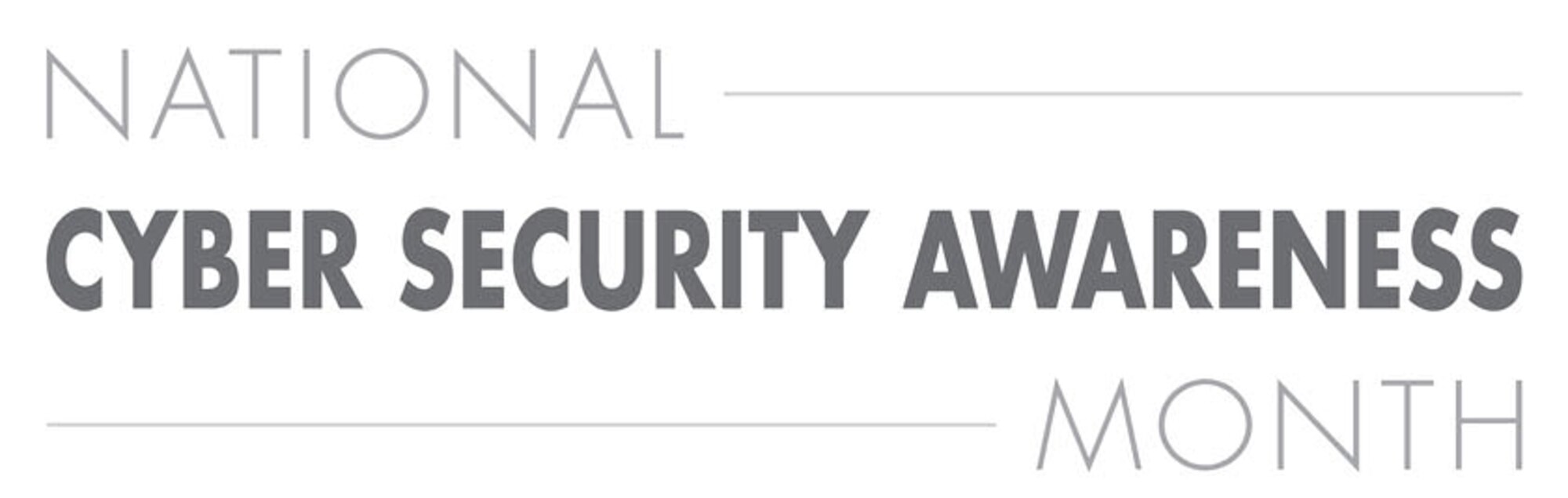 National Cybersecurity Awareness Month banner
