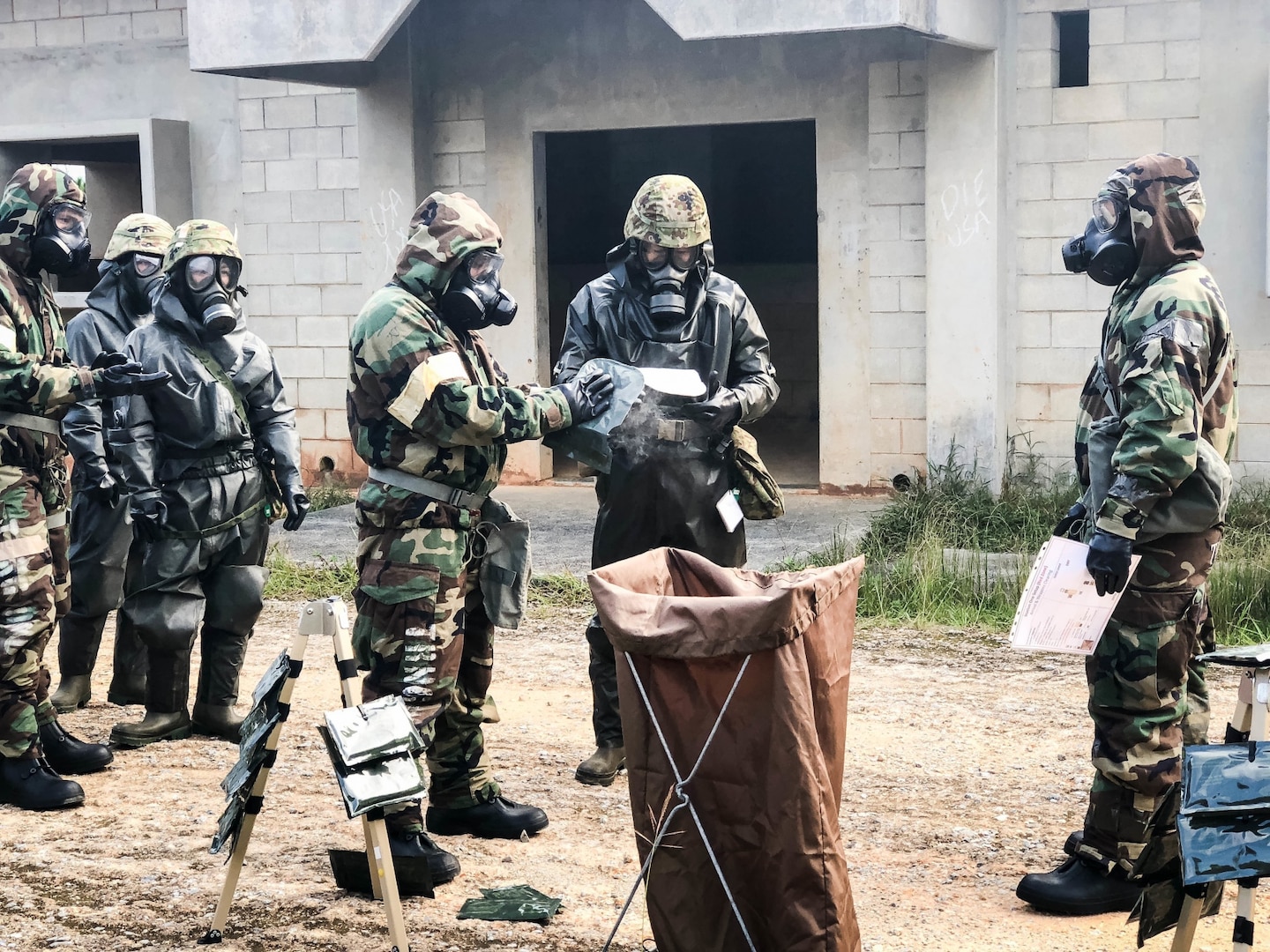 U.S. Military units in Okinawa conduct Joint, Bilateral CBRN Training