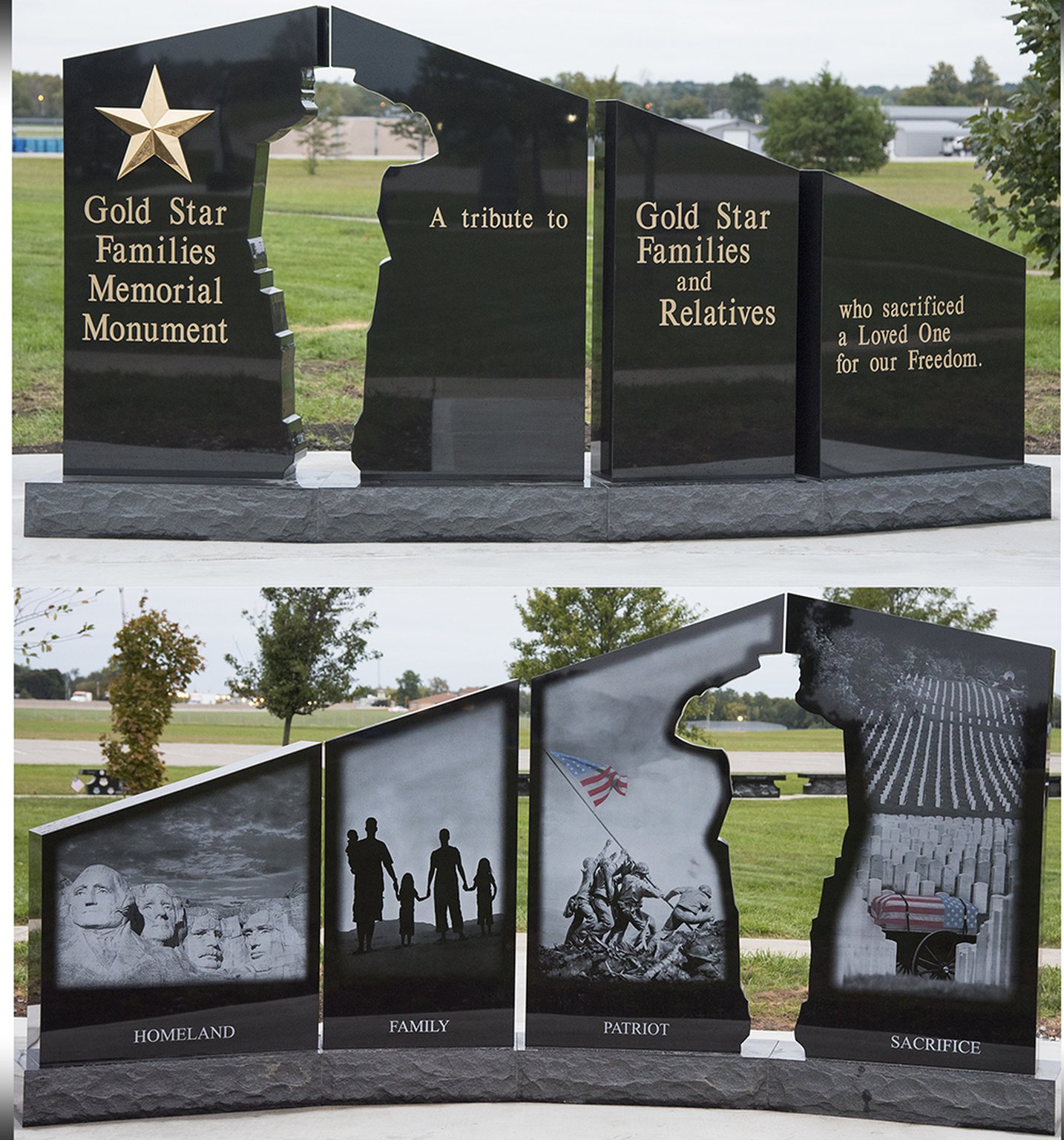 Striking granite monument now graces museum’s Memorial Park > Wright