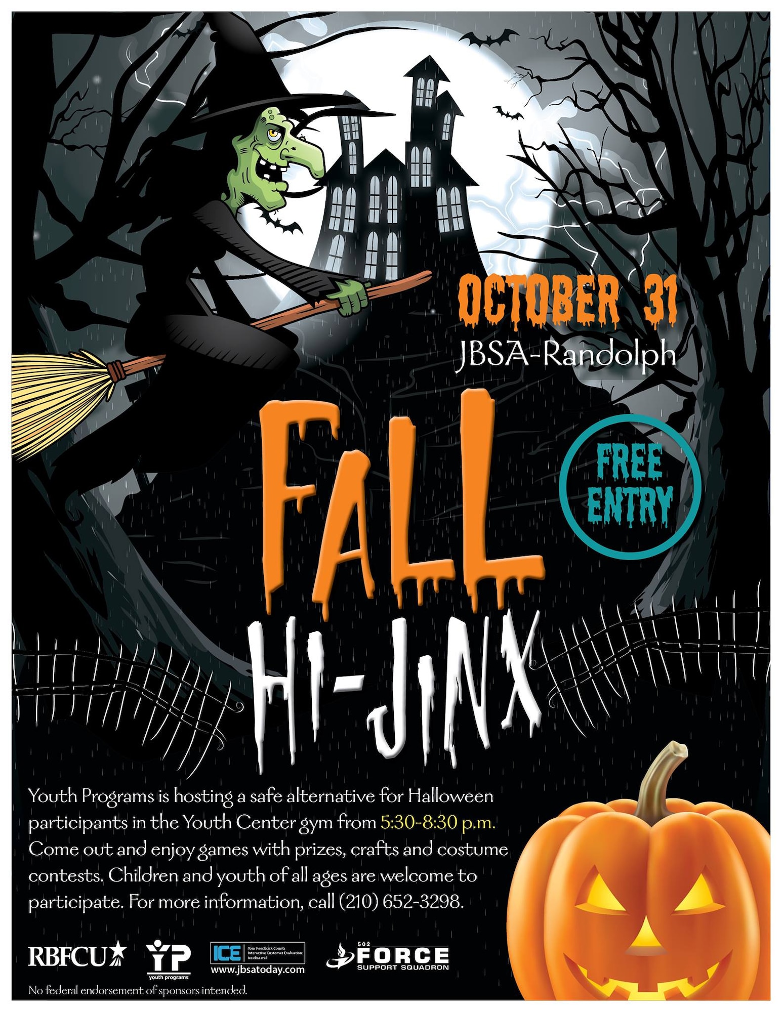 Randolph Youth Center is hosting a Fall Hi-Jinx for all ages.