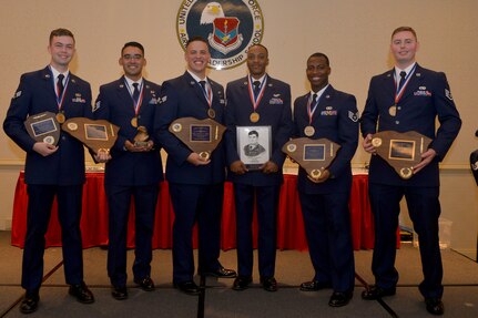 During an Airman Leadership School Graduation Ceremony Oct. 18, 2018, at Joint Base Charleston, S.C., several Airmen were honored for their work.
