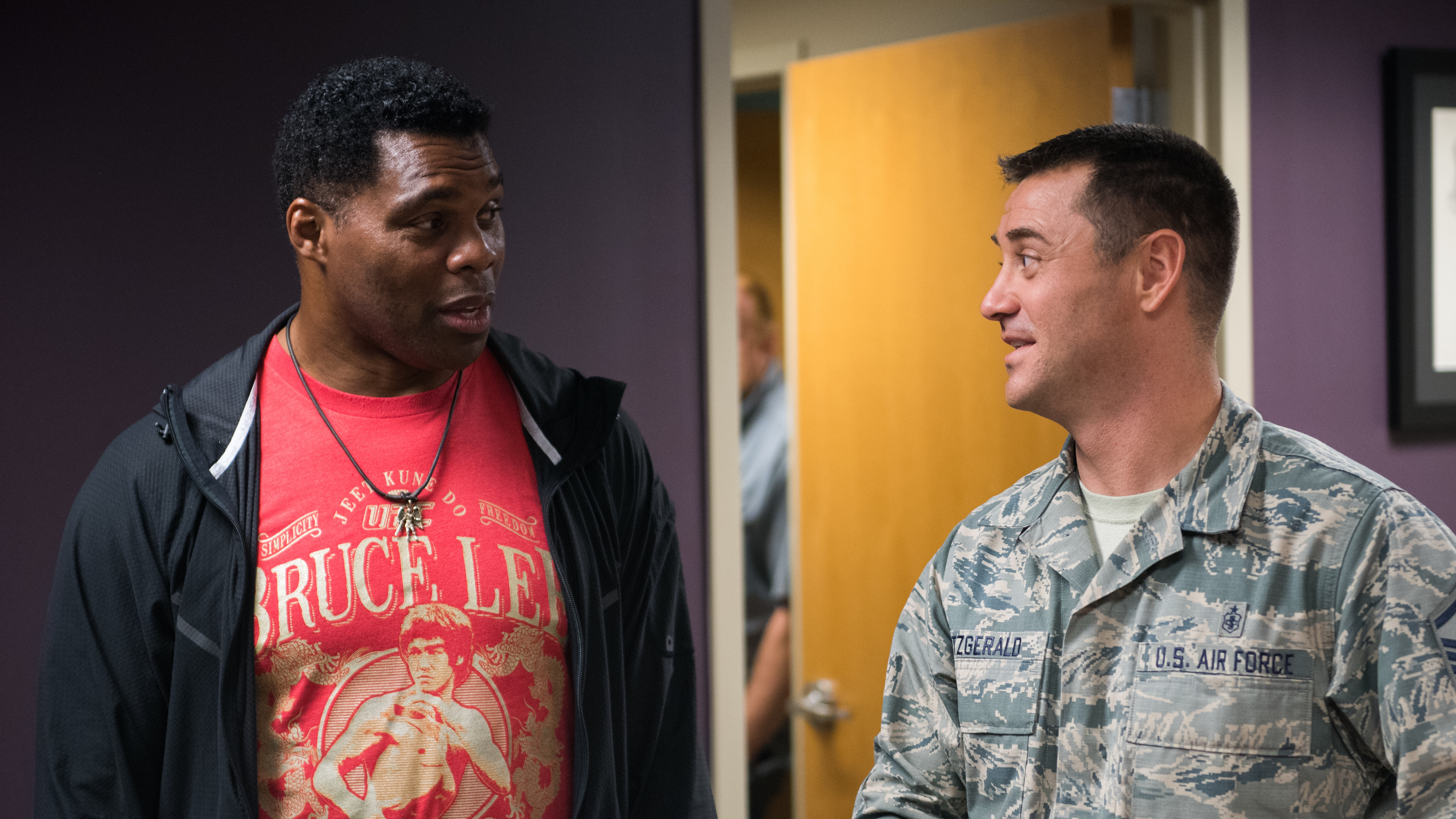 Herschel Walker Tackles Mental Health Air Force Medical Service Display