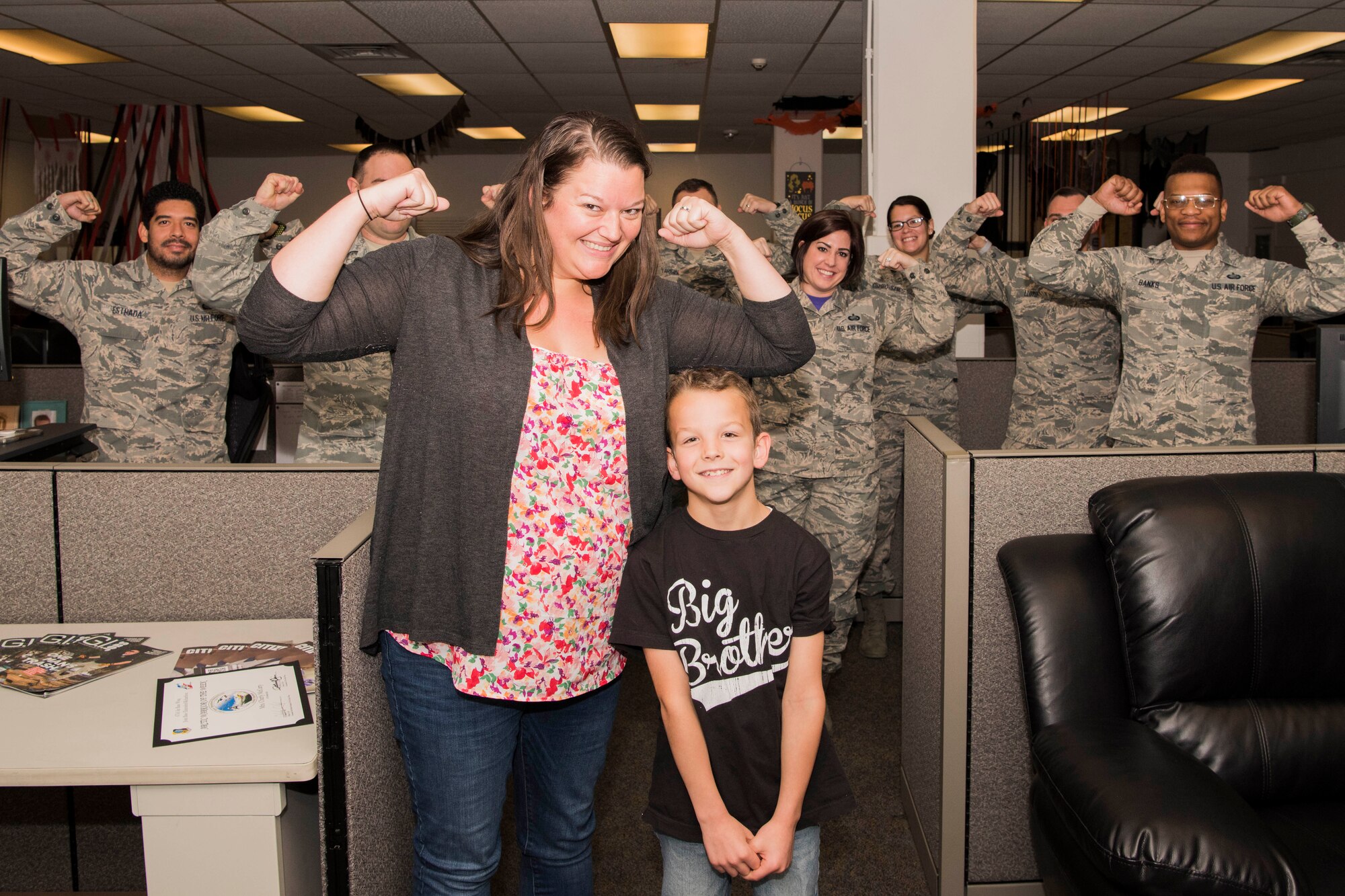 Cherly McCarty, a 673d Force Support Squadron human resources assistant, is recognized as the Arctic Warrior of the Week at Joint Base Elmendorf-Richardson, Alaska, Oct. 19, 2018. The Arctic Warrior of the Week is an award highlighting JBER's top performing Airmen.