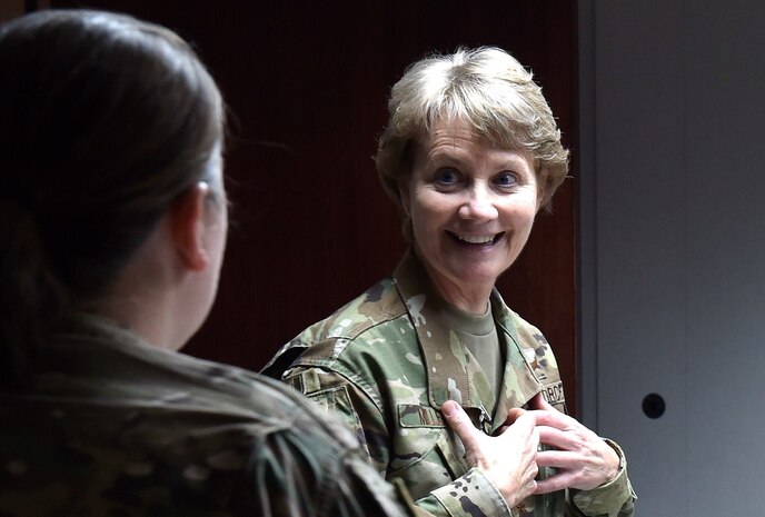 Air Mobility Command Commander Gen. Maryanne Miller personally thanked team members of the 621st Contingency Response Wing, during Phoenix Rally, for their exceptional work in support of Hurricane Michael relief.