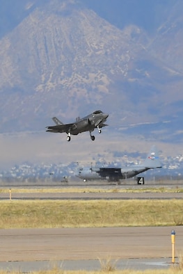 Maj. Daniel Toftness, a reservist in the 419th Fighter Wing, departs for a sortie in an F-35A Lightning II Oct. 18, 2018, at Hill Air Force Base, Utah. The flight marked the 10,000th sortie with the aircraft at Hill since the first operational F-35s arrived in September 2015. (U.S. Air Force photo by Todd Cromar)