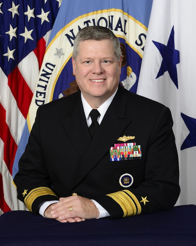 Portrait of the Deputy Chief, Central Security Service (CSS), Rear Admiral Daniel J. MacDonnell, USN