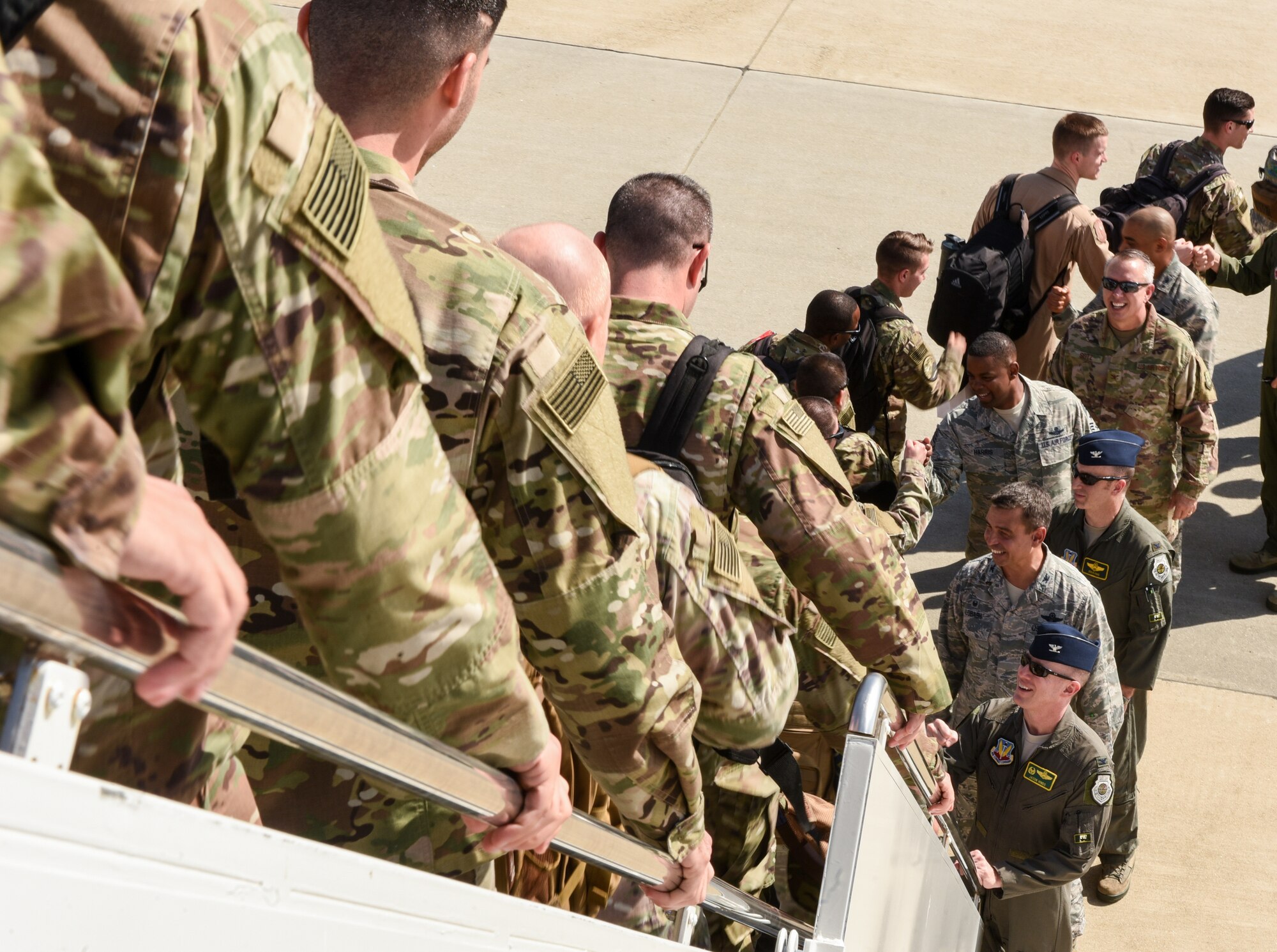 JBLE Airmen return from frontline
