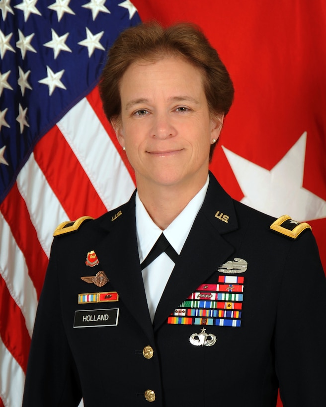 Portrait of Brigadier General Diana M. Holland, South Atlantic Division Commander