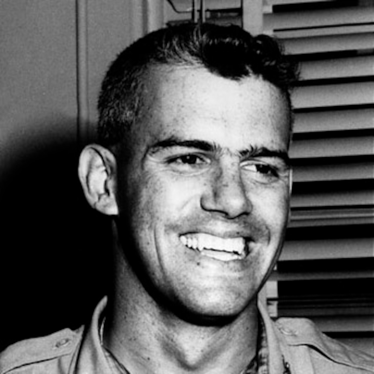 A black and white photo of Capt. Humbert Versace.