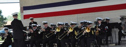IMAGE: DAHLGREN, Va. (Oct. 19, 2018) – The Navy Band plays at the grand finale celebration of the Naval Surface Warfare Center Dahlgren Division (NSWCDD) centennial. The ceremony concluded a year of centennial activities – from a concert and picnics to podcasts and a rocket contest – government civilians, defense contractors, and military personnel working at Naval Surface Warfare Center Dahlgren Division (NSWCDD) travelled down memory lane leading up to the 100-year mark this month.