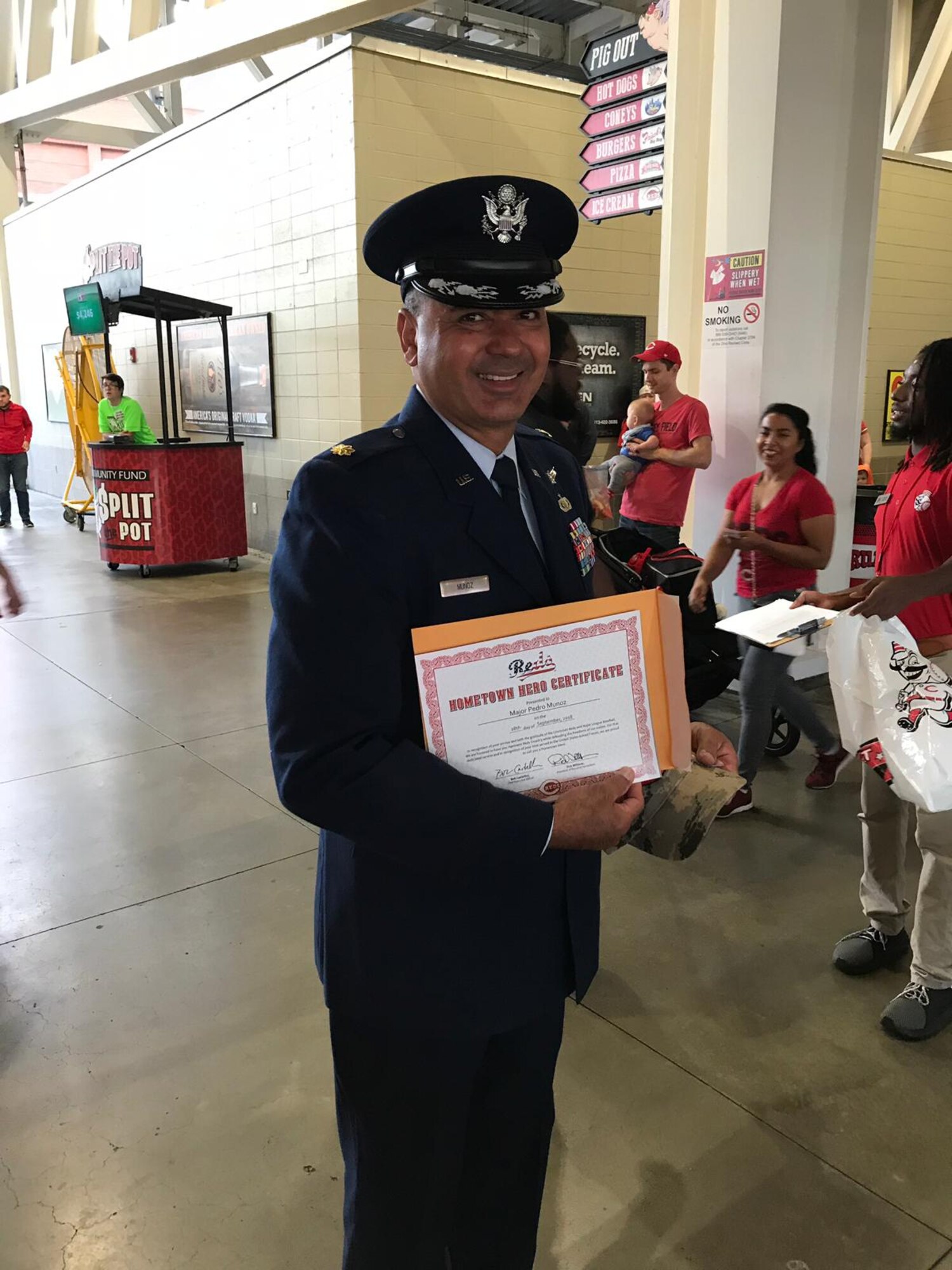 NASIC Airman recognized as Cincinnati Reds Hometown Hero > National Air and  Space Intelligence Center > Article Display