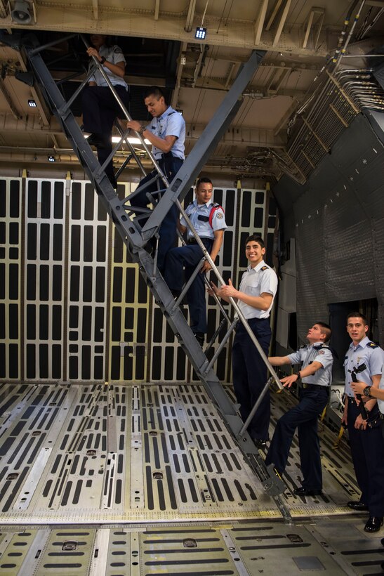 22 cadets from 11 different Latin American countries were brought to the United States to get hands-on experience with the different branches of the U.S. military.