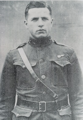 U.S. Army 2nd Lt. Erwin Bleckley, 50th Aero Squadron forward observer, received the Medal of Honor for his flight to find and drop supplies to the Lost Battalion in Meuse-Argonne, France, Oct. 6, 1918.