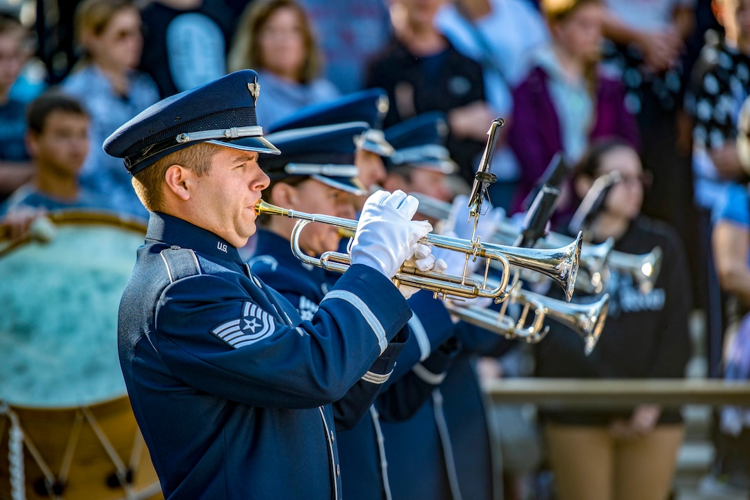 Air Force Band trumpet players