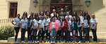 Group photo of 2017 GenCyber Camp participants at the Polytechnic University of Puerto Rico in San Juan