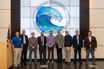 (L to R) Dr. Adam Tagert Technical Lead of SoS; Dr. William Scherlis, Carnegie Mellon University; Dr. Perry Alexander, University of Kanas; Dr. Munindar Singh, North Carolina State University; Dr. Jonathan Aldrich, Carnegie Mellon University Dr. William Sanders, University of Illinois Urbana Champaign; Dr. David Nicol, University of Illinois Urbana Champaign; Dr. Xenofon Koutsoukos, Vanderbilt University; & Dr. Serge Egelman, International Computer Science Institute.