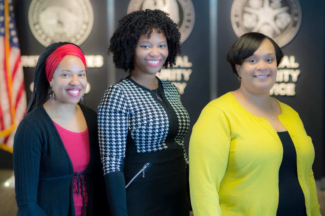 (L to R) Dr. Valerie Nelson, Dr. Aziza Jefferson, and Dr. Philicity Williams