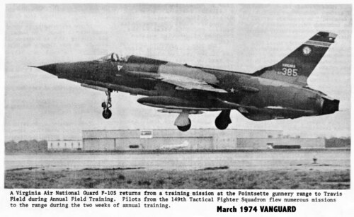 F-105 Thunderchief fighter jet