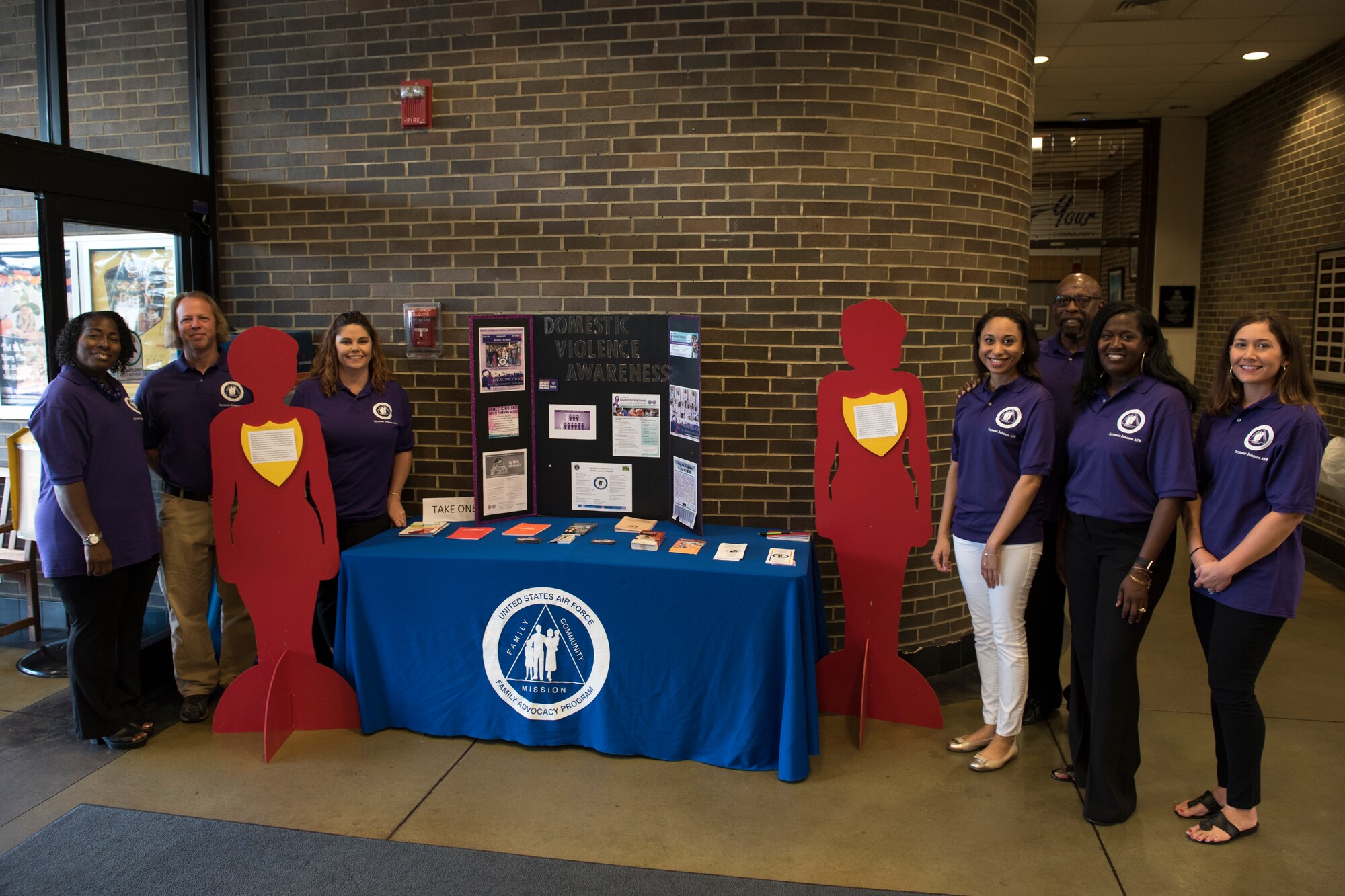 Wing leadership kicks off Domestic Violence Awareness Month