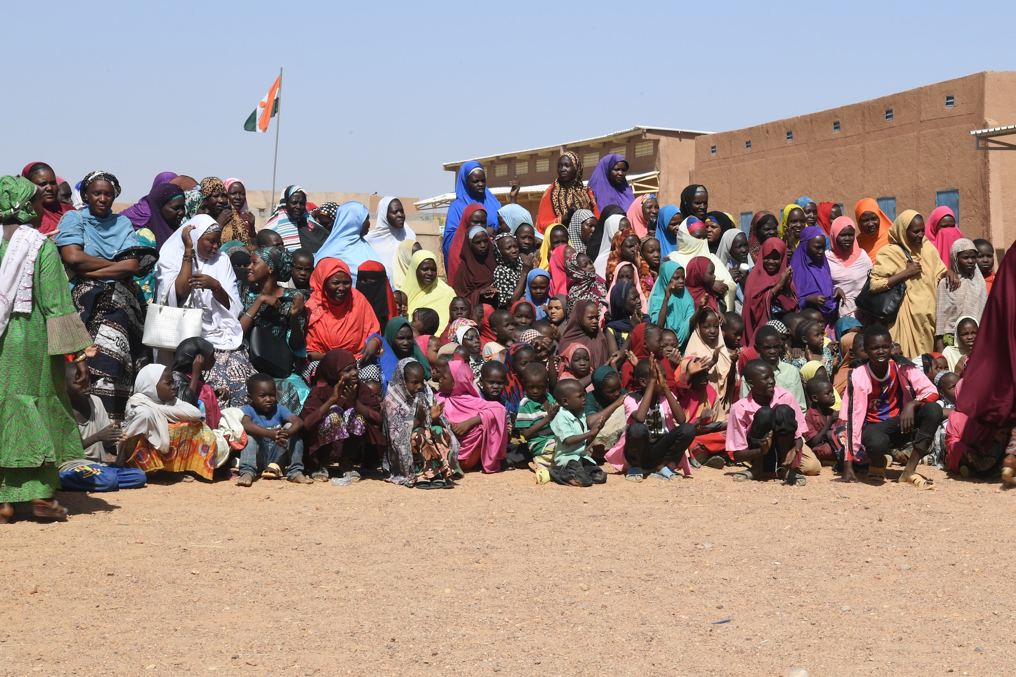 Approximately 300 desks were delivered to Misrata Primary School in Agadez, Niger, as part of a donation coordinated by U.S. Army Civil Affairs Team 203 at Nigerien Air Base 201 Oct. 23.