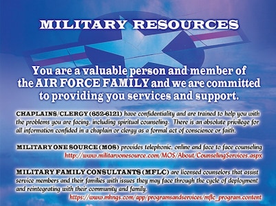 Military resources graphic